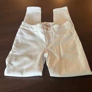 American Eagle Stretch white denim jeans